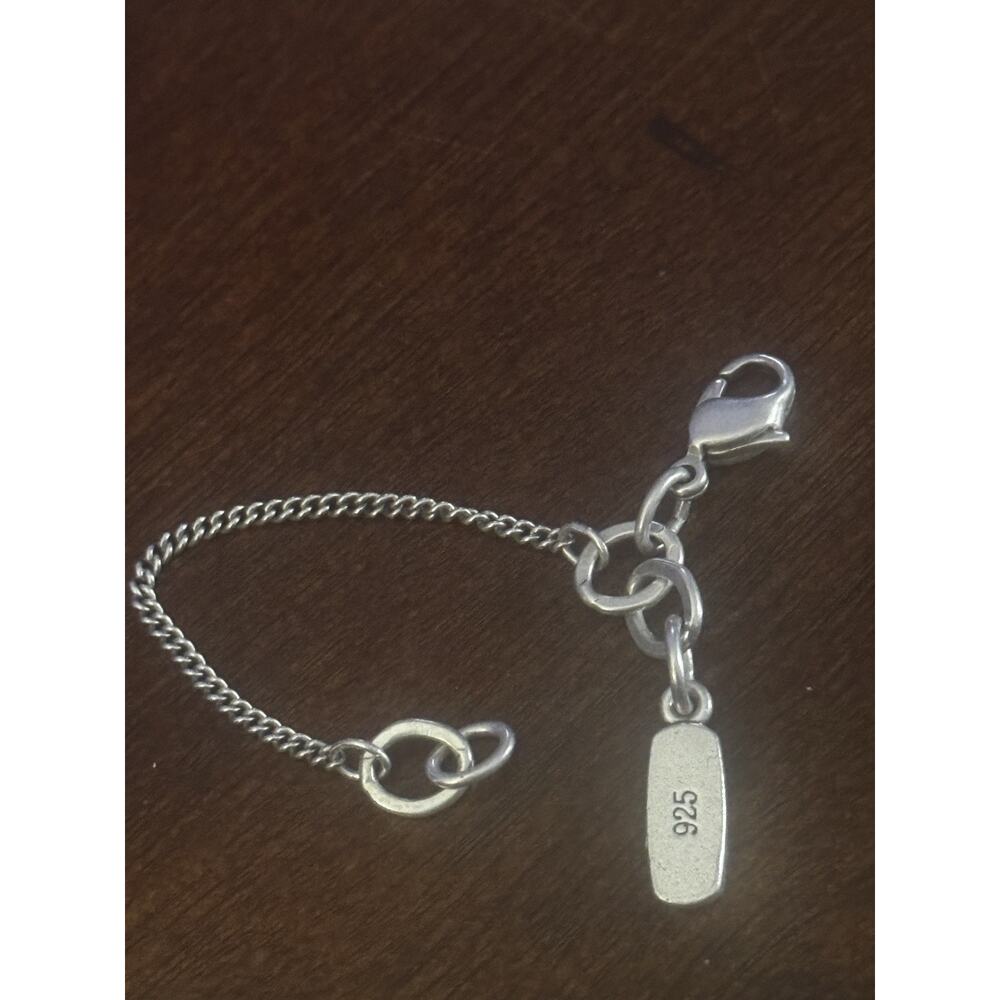 James Avery Sterling Silver Tag and Safety Chain Clasp - Picture 2 of 2